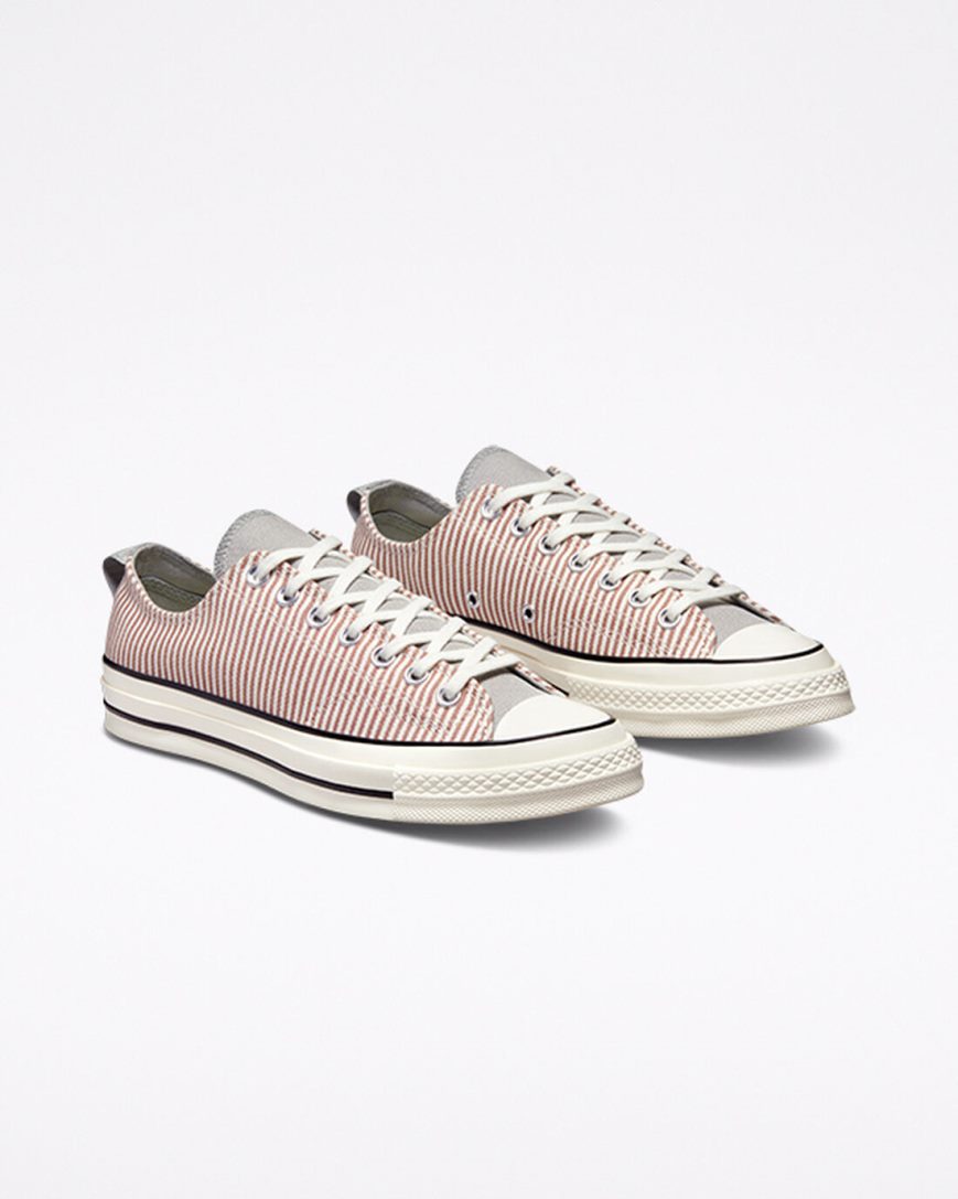 Tenisi Barbati Converse Chuck 70 Crafted Stripe Masline Verzi | RO VPH13N123